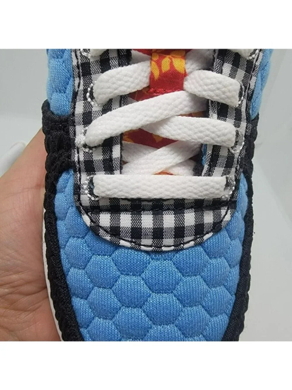 ⭐Rare Nike Air Force 1 Lv8 Unisex Kids Shoes Sz 2Y DZ5304-001 Blue White Sneaker